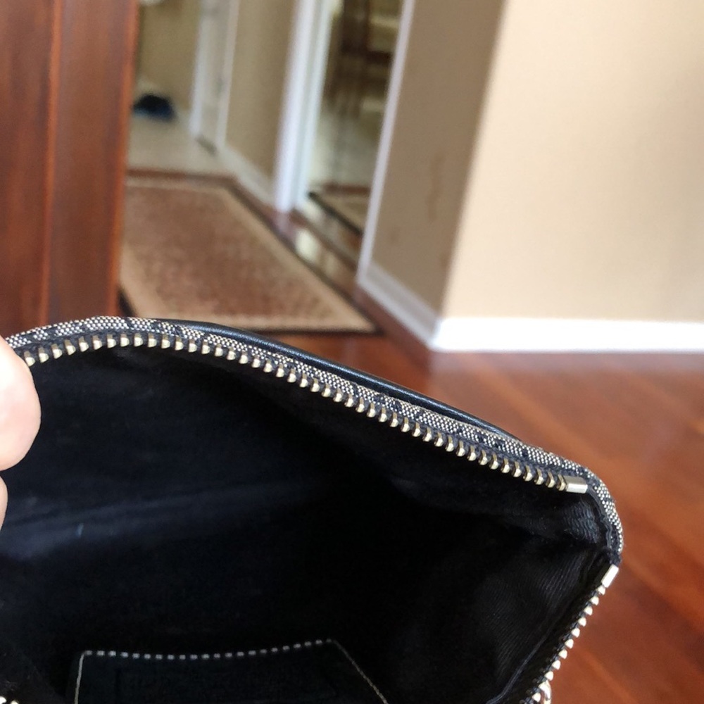 Coach Black Logo Rectangular Crossbody Handbag Euc - image 7